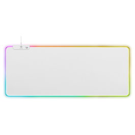 Deltaco Gaming WMP90 RGB Gaming Mauspad XL Blanco