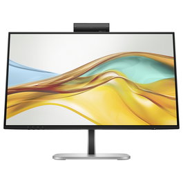 HP 524pm Monitor Videoconferencia Profesional 23.8" IPS FHD 100Hz USB-C 100W Ethernet 5MP Cámara 4 Altavoces Ajustable Negro