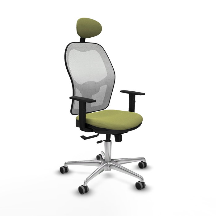 PIQUERAS Y CRESPO Silla de oficina Jorquera Verde oliva y Blanco PIQUERAS Y CRESPO Silla de oficina Jorquera Verde oliva y Blanco