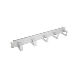 EFB Elektronik Panel de gestión de cables 19 pulgadas, 5 bucles, Acero, Gris