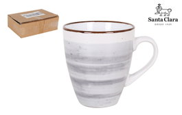 Santa Clara Jarra Mug Gigante 550cc Pradena Gris (Pack de 6) inevitablemente