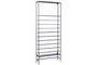 DKD Home Decor Botellero Loft, Metal, Negro, 16 x 180 x 75 cm, 11 Estantes