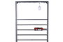 DKD Home Decor Botellero Loft, Metal, Negro, 16 x 180 x 75 cm, 11 Estantes