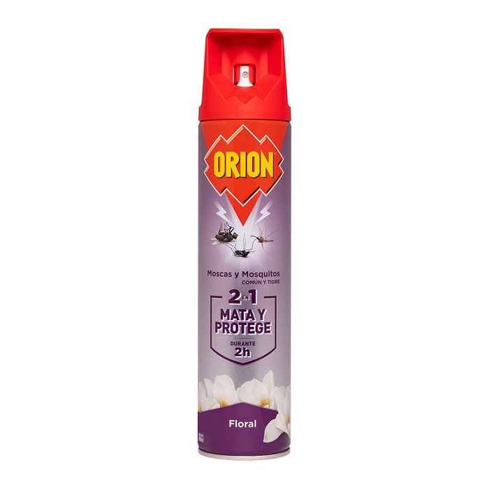 Orion Insecticida Aerosol Moscas y Mosquitos con Aroma Floral 600 ml Orion Insecticida Aerosol Moscas y Mosquitos con Aroma Floral 600 ml