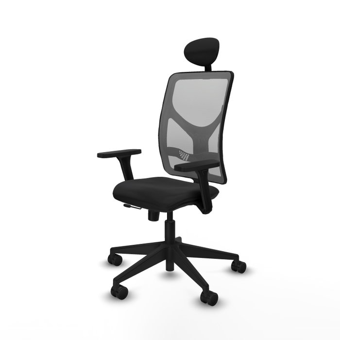PIQUERAS Y CRESPO Silla de oficina Motilla con mecanismo Sincro/Traslack, Negro y Gris PIQUERAS Y CRESPO Silla de oficina Motilla con mecanismo Sincro/Traslack, Negro y Gris