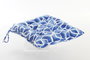 DKD Home Decor Cojín para Silla Exterior Azul y Blanco 40x40x7 cm