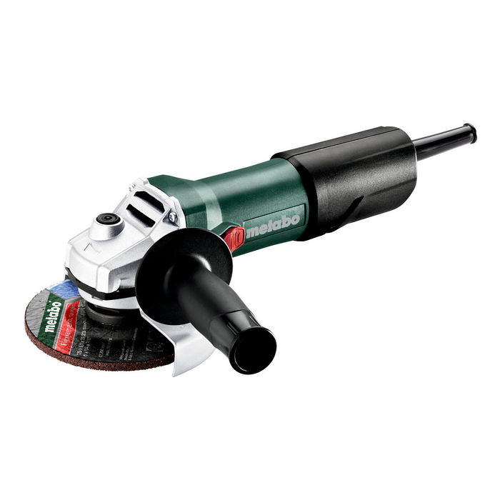 Metabo WEV 850-125 Amoladora Angular 850W, 11500 RPM, 12.5 cm de Disco, Motor con Escobillas, 1.9 kg Metabo WEV 850-125 Amoladora Angular 850W, 11500 RPM, 12.5 cm de Disco, Motor con Escobillas, 1.9 kg