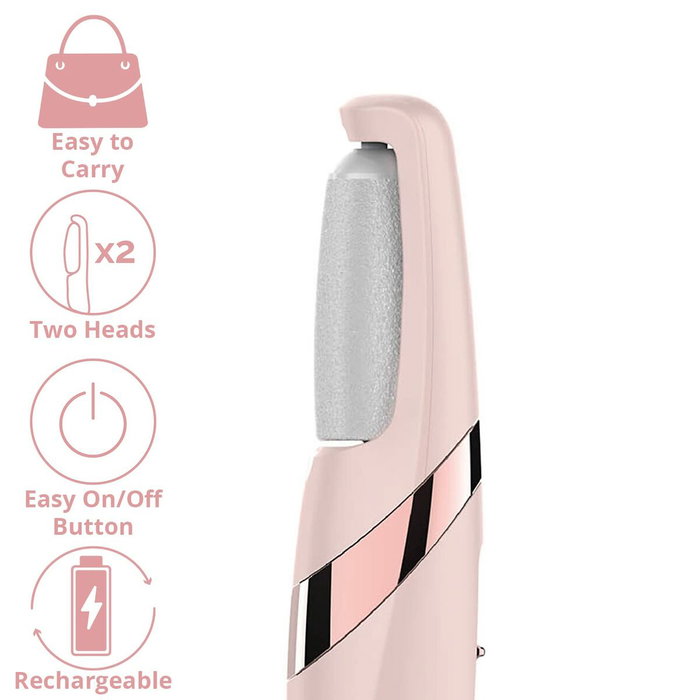 Flawless Finish Escofina Eléctrica Recargable para Pies