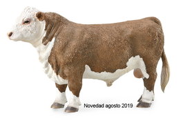 Collecta 88861 Toro Hereford Pintado a Mano +3 Años
