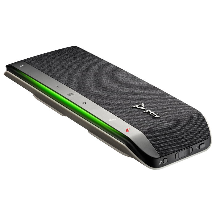 Poly Sync 40 Altavoz manos libres USB-A/USB-C y Bluetooth, Plata