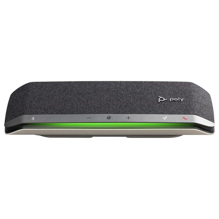 Poly Sync 40 Altavoz manos libres USB-A/USB-C y Bluetooth, Plata