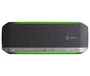 HP Poly Sync 40 Altavoz manos libres inteligente para reuniones con conectividad Bluetooth/USB, USB-A y USB-C, batería 5000 mAh, 30h conversación, color Plata