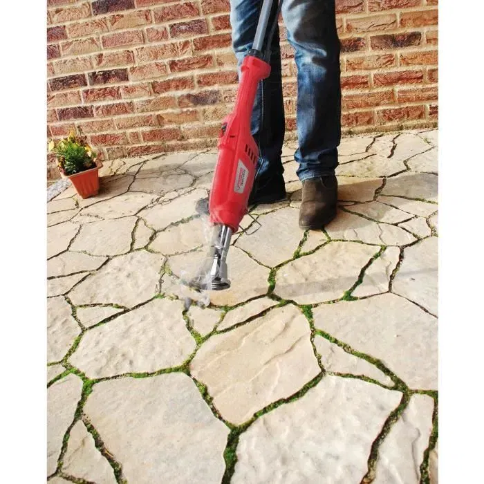 Rothenberger Quemador Verde Eléctrico para Deshierbe Selectivo, Deshielo Tuberías, Pelado Térmico, 500 L/min, 2 Temperaturas