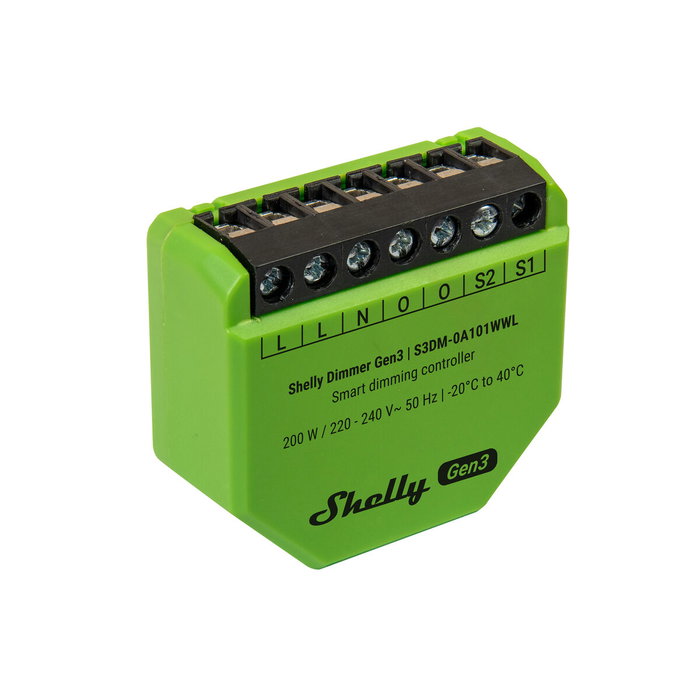 Shelly Dimmer Gen3 Negro Shelly Dimmer Gen3 Negro