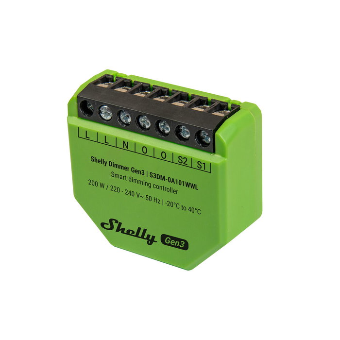 Shelly Dimmer Gen3 Negro Shelly Dimmer Gen3 Negro
