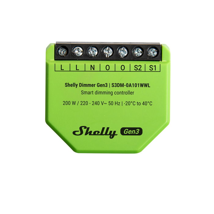 Shelly Dimmer Gen3 Negro Shelly Dimmer Gen3 Negro