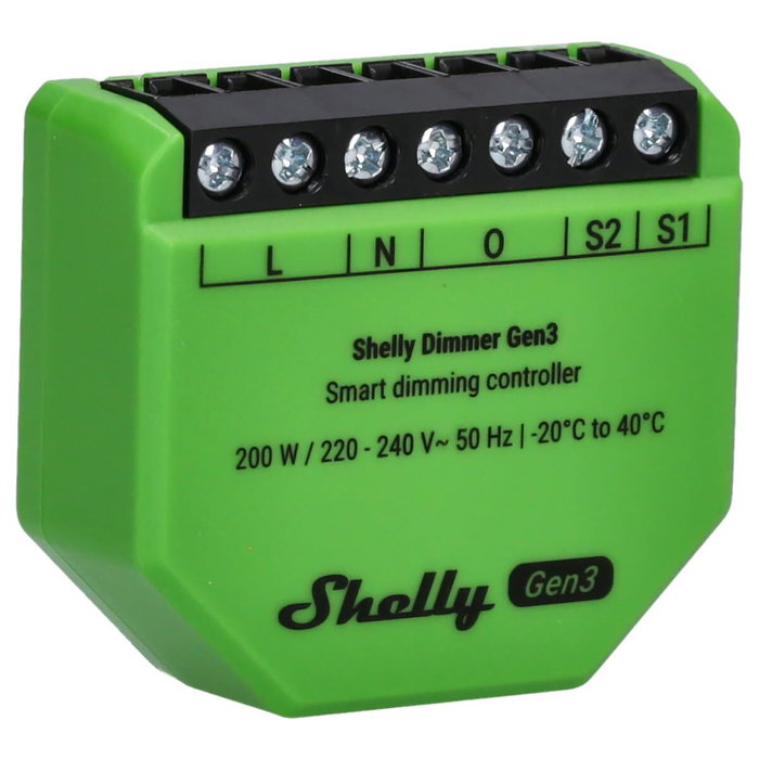 Shelly Dimmer Gen3 Negro Shelly Dimmer Gen3 Negro