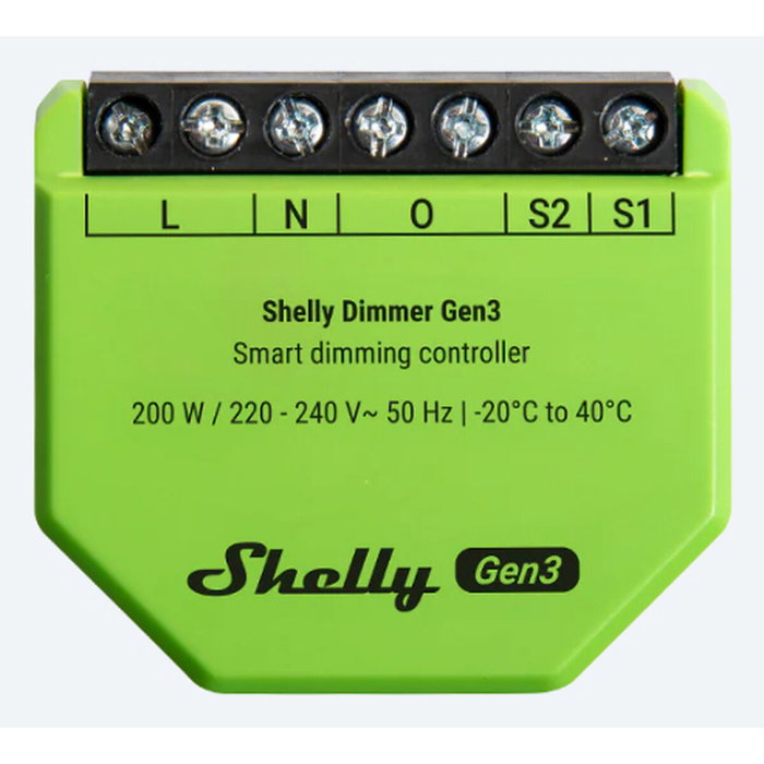 Shelly Dimmer Gen3 Negro Shelly Dimmer Gen3 Negro