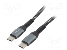QOLTEC Cable USB 2.0 USB C a USB C 100W 1m