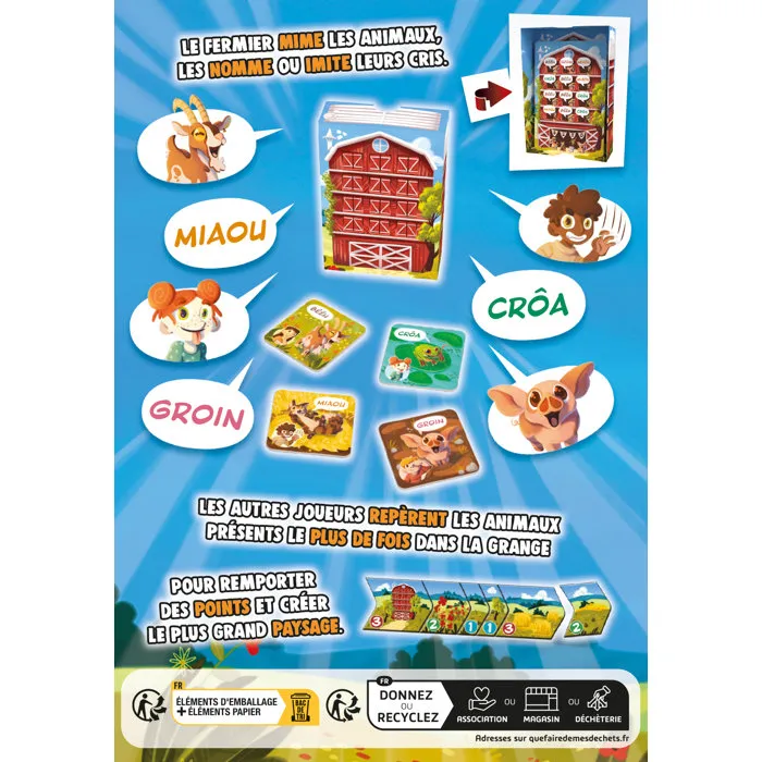 Asmodee Kikicri ASM1753032194760 - Juego de Fiesta Familiar para 3 a 6 Jugadores, Duración 10 Minutos, en Francés