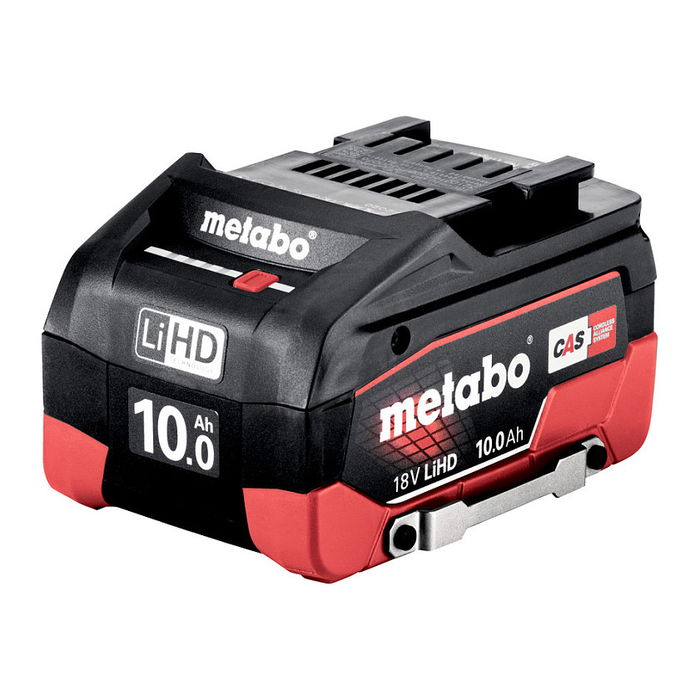 Metabo Batería 18V 10.0Ah LiHD DS Akku-Pack 624991000 - Batería de Ión de Litio 180Wh para Taladros, Indicador LED Metabo Batería 18V 10.0Ah LiHD DS Akku-Pack 624991000 - Batería de Ión de Litio 180Wh para Taladros, Indicador LED