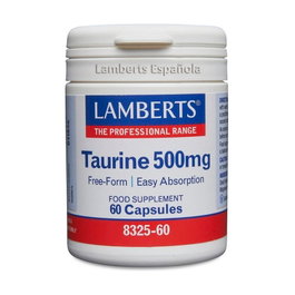 Lamberts Taurina 500 mg 60 cápsulas