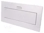 ORNO Regleta de alimentación para muebles, 3 tomas, plata