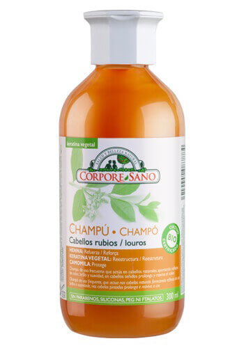 CORPORE SANO Champú Henna y Camomila para Cabello Rubio 300 ml CORPORE SANO Champú Henna y Camomila para Cabello Rubio 300 ml