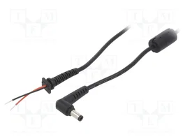 AKYGA AK-SC-35 Cable de alimentación CC 5,5/2,1 con conector angular, 1,2m