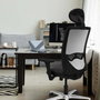 PIQUERAS Y CRESPO Silla de oficina Zulema Granate y Negro