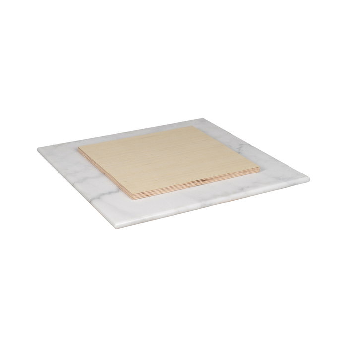 Tablero Mesa Cuadrado Blanco Mármol 60 X 60 X 1,80 cm Tablero Mesa Cuadrado Blanco Mármol 60 X 60 X 1,80 cm