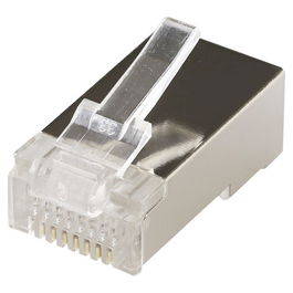MicroConnect Conector Modular RJ45 Cat6 FTP Fácil Paso 100 Unidades Cableado Red
