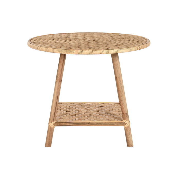 DKD Home Decor Mesita Auxiliar Tropical Marron Bambu Ratan 61 x 49 x 61 cm DKD Home Decor Mesita Auxiliar Tropical Marron Bambu Ratan 61 x 49 x 61 cm