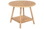 DKD Home Decor Mesita Auxiliar de Bambú y Ratán Natural