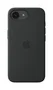 Apple iPhone 16e Silicona Case Negro Funda Original de Silicona Reciclada para Pantalla de 6.1 Pulgadas - Modelo MD3N4ZM/A