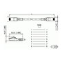 METZ CONNECT Patchkabel S/FTP Cat.6A Categoría 6A LAN 5,0 m Amarillo 5000 mm