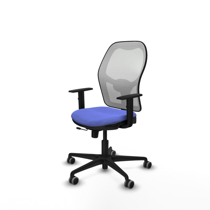 PIQUERAS Y CRESPO Silla de oficina Jorquera Azul claro con mecanismo Sincro/Traslack