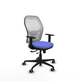 PIQUERAS Y CRESPO Silla de oficina Jorquera Azul claro con mecanismo Sincro/Traslack