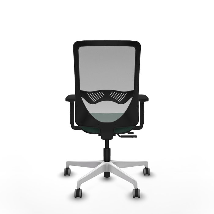 PIQUERAS Y CRESPO Silla de oficina Zulema con mecanismo Sincro/Traslack, Verde botella y Gris PIQUERAS Y CRESPO Silla de oficina Zulema con mecanismo Sincro/Traslack, Verde botella y Gris