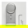 Homematic IP HmIP-DLD-S Cerradura de Puerta Inteligente, Sin Llave, Mando a Distancia, Plata