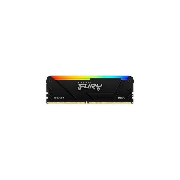 Kingston FURY Beast 16GB 3200MT/s DDR4 CL16 DIMM RGB Kingston FURY Beast 16GB 3200MT/s DDR4 CL16 DIMM RGB
