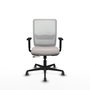 PIQUERAS Y CRESPO Silla de oficina Haches Blanco con mecanismo Sincro/Traslack