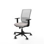 PIQUERAS Y CRESPO Silla de oficina Haches Blanco con mecanismo Sincro/Traslack
