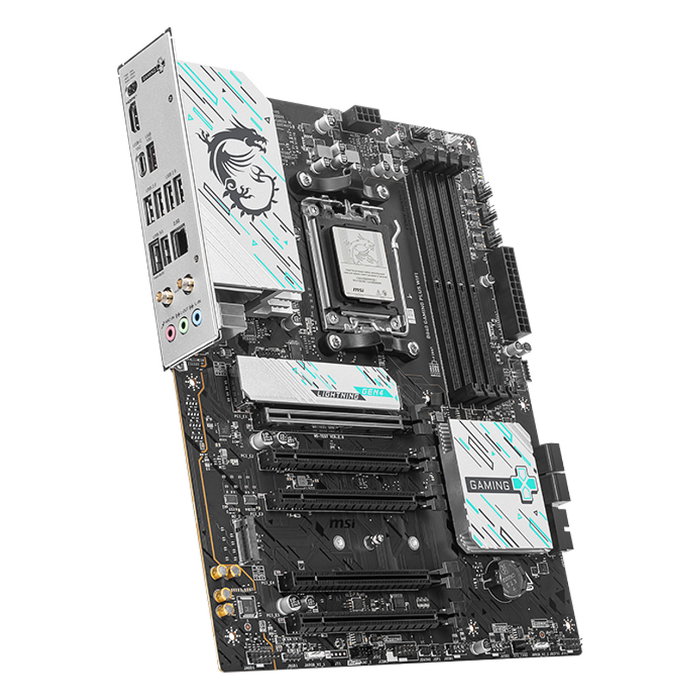 MSI Placa Base ATX AMD B850 Gaming Plus Wi-Fi 7 (802.11be) Bluetooth 5.4 Socket AM5 para Ryzen 7000/8000/9000 Series, DDR5, 2.5GbE, PCIe 4.0 M.2, SATA III, USB 3.2, HDMI 2.1, Negro