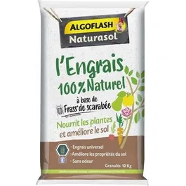 Algoflash Naturasol Fertilizante 100% natural completo basado en Fass Scarab - 10 kg