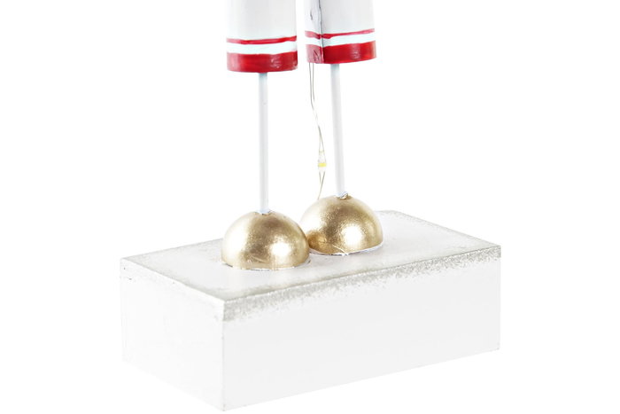 DKD Home Decor Figura Navidad Tradicional Rojo Dorado 4 x 20 x 7 cm (4 Unidades)