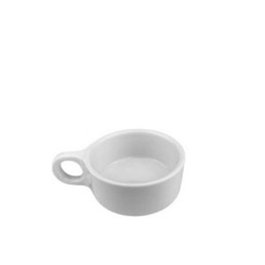 Summa Triana Cazoleta con Asa de Porcelana, 6 cm de Diámetro (Set de 12)