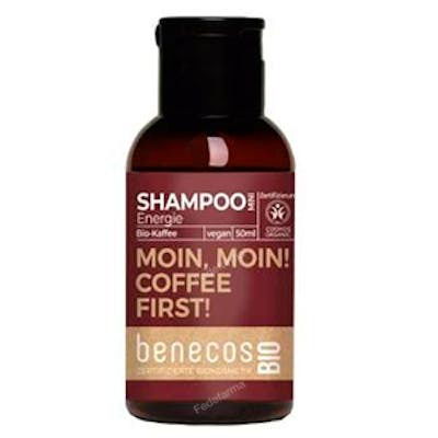 BENECOS Champu Energizante Cafe Mini Viaje 50Ml Bio Vegano