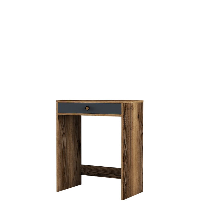 Hanah Home Mesa de Maquillaje Lizbon - Nogal, Antracita - 70x40x84.7 cm Hanah Home Mesa de Maquillaje Lizbon - Nogal, Antracita - 70x40x84.7 cm