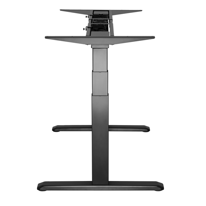 Phoenix technologies Estructura Ajustable Para Escritorio Doble, Soporta 120Kg, Altura 62-128cm, Panel Digital, Anticolisión Phoenix technologies Estructura Ajustable Para Escritorio Doble, Soporta 120Kg, Altura 62-128cm, Panel Digital, Anticolisión